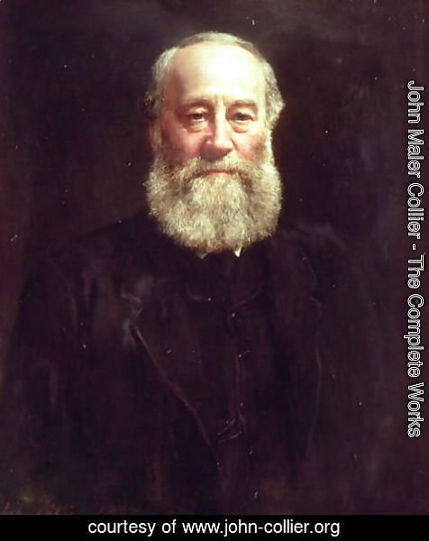John Maler Collier - Portrait of James Prescott Joule (1818-89)