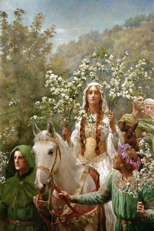 John Maler Collier - Queen Guinevere's Maying