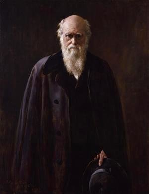 John Maler Collier - Portrait of Charles Darwin (1809-1882) 1883