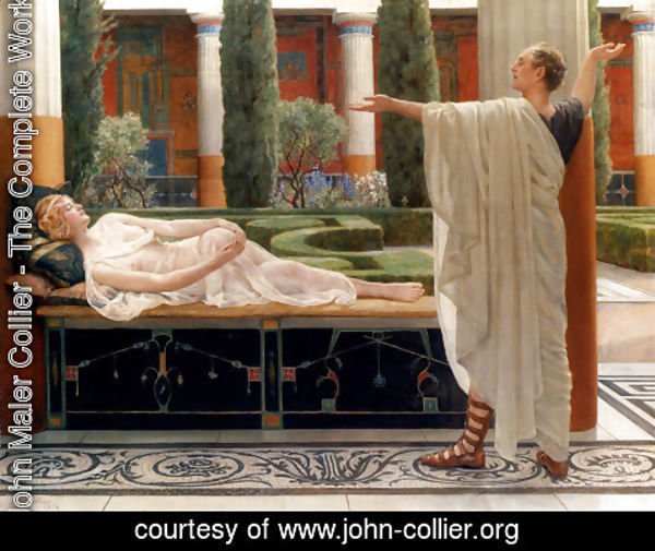 John Maler Collier - Horace And Lydia