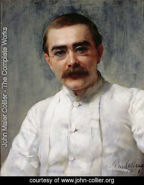 John Maler Collier - Rudyard Kipling (1865-1936), 1891