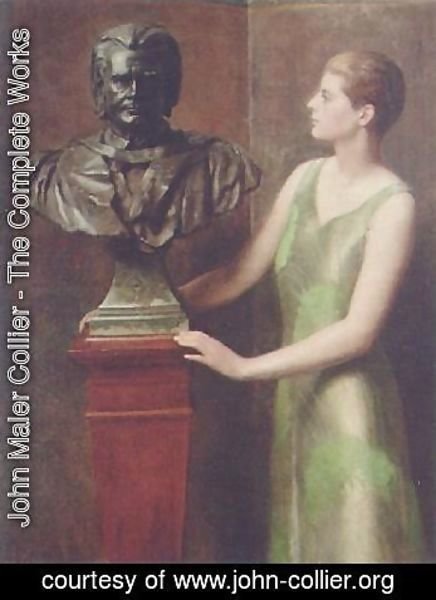 John Maler Collier - Portrait of the Artist's Daughter