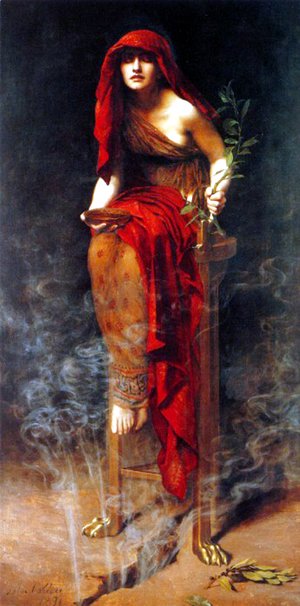 John Maler Collier - Priestess of Delphi