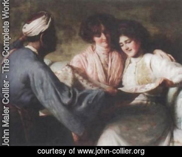 John Maler Collier - Shopping for Silks