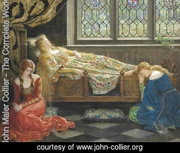 John Maler Collier - Sleeping Beauty