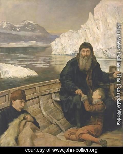 John Maler Collier - The Last Voyage of Henry Hudson