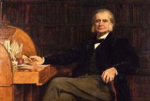 John Maler Collier - Portrait of Professor Huxley